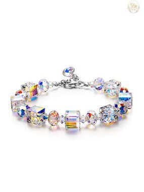 Sterling Silver Bracelet for Women Adjustable 7+2 Inch Gift Box